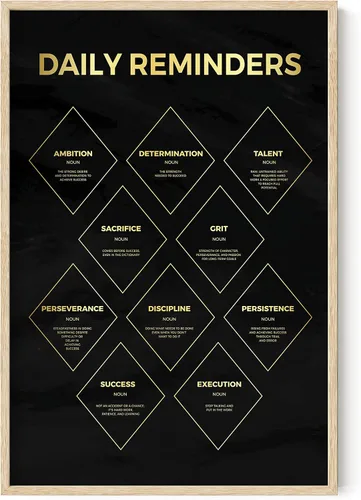Vista 10 de HAUS AND HUES Pósteres de dinero para hombres – Pósteres motivacionales para oficina, arte de pared de monopolio, carteles inspiradores y en el 1