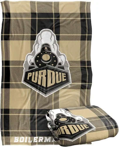 Vista 225 de LOGOVISION St John's University Campus Plaid Spirit Silky Touch Manta súper suave 36 x 58 pulgadas