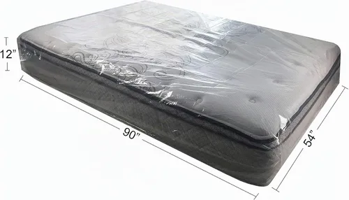 Vista 2 de Suministros de mudanza (paquete de 1) bolsa de colchón tamaño matrimonial de 54 x 12 x 90 pulgadas