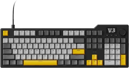 Vista 13 de Ajazz AK35I V4 Customizable Wireless Gaming Mechanical Keyboard, Wired/Wireless 2.4G/BT, Gasket Structure, 10000mAh Battery, Full-Color RGB