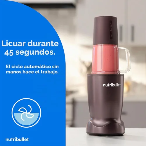 Vista 5 de nutribullet® Turbo Tumbler Edition, licuadora personal, marrón, NB30400CB Marrón (Cocoa Brown)