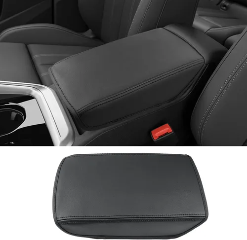 Vista 8 de CDEFG Funda de consola central para 2019, 2020, 2021, 2022, funda para reposabrazos de camioneta, funda para reposabrazos, cojín para codo, funda