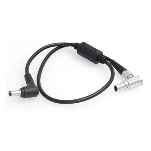 Vista 4 de SZRMCC Cable de alimentación de enchufe macho a DC2.0.197 in para Teradek Bond Bolt Pro 300 Cube SmallHD Z CAM E2 F6 S6 monitor de cámara DC2.5 a