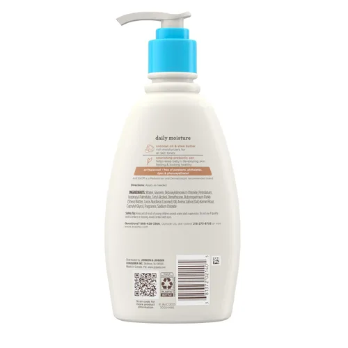Vista 7 de Aveeno Baby Crema hidratante diaria con avena prebiótica, loción hipoalergénica para bebés con aceite de coco y manteca de karité hidrata la piel
