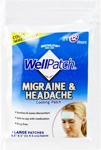 Vista 2 de Wellpatch Parche de refrigeración para alivio de migraña y dolor de cabeza, 1, 1