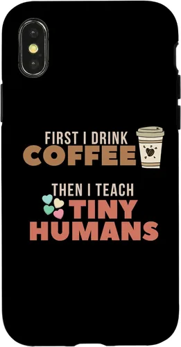 Vista 4 de Funda para iPhone 15 I Teach Tiny Humans Back to School Preescolar Daycare Teacher Case