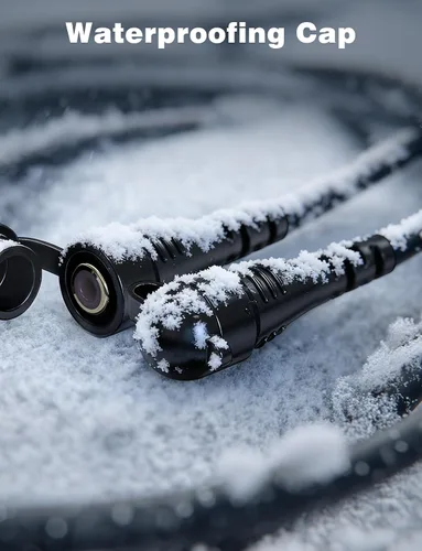 Vista 3 de Mellbree Snowmobiles - Cable divisor en Y de RCA para casco, de 10 pulgadas con conector dorado para calentador y visera o para dos personas