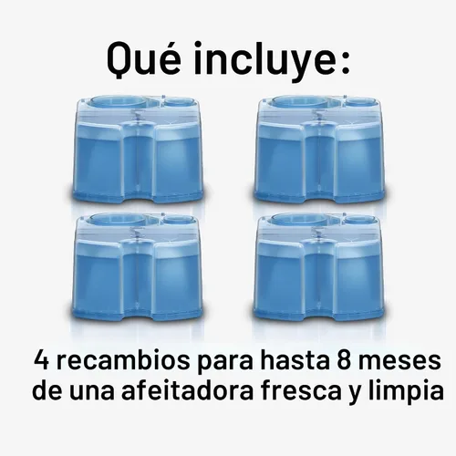 Vista 2 de Braun - Cartuchos de recambio CCR, 4 unidades, cartuchos Clean & Renew
