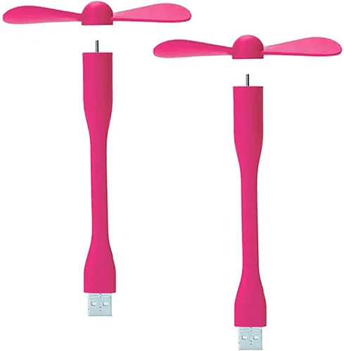 Vista 9 de Sokelinn-six Ventilador flexible USB, mini ventiladores de refrigeración portátiles alimentados por USB para banco de energía, portátil, PC, Negro