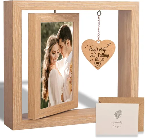 Vista 9 de Marco de fotos con texto en inglés "You're The Best Thing I've Ever Found on the Internet", marcos de fotos románticos para parejas, regalos