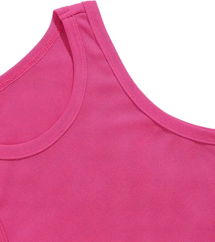 Vista 4 de Verdusa Conjunto de 2 piezas para mujer, camiseta corta sin mangas y pantalones cortos