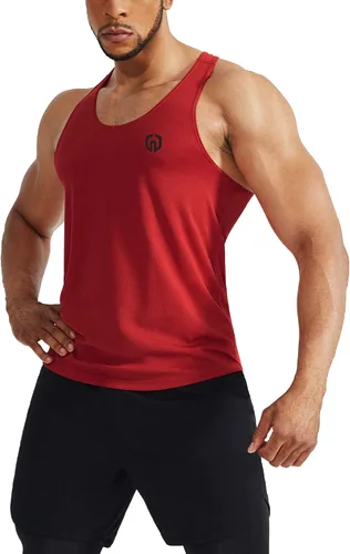 Vista 15 de NELEUS Camiseta sin mangas para hombre para entrenamiento, correr, gimnasio, atlética