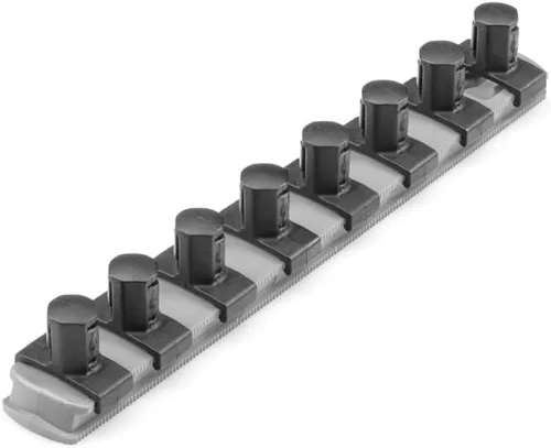 Vista 26 de TEKTON - Llave de tubo de 1/2 pulgada x riel de 33 cm con 10 clips (negro) OSR22210 Fabricado en EE. UU