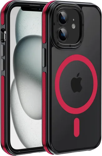 Vista 47 de Funda magnética fuerte para iPhone 12 Pro Max [Protección de grado militar de 10 pies] Compatible con MagSafe, funda protectora a prueba de golpes