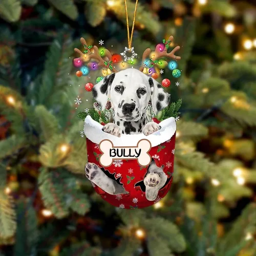 Vista 168 de IZI POD Affenpinscher Adorno de Navidad personalizado para perro, adorno de bolsillo de nieve para perro para árbol de Navidad, adorno acrílico