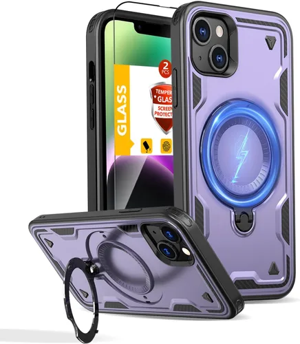 Vista 147 de Funda magnética para Google Pixel 9A compatible con cargador inalámbrico MagSafe, para Pixel 9A, funda de teléfono integrada de 360 °, con 2