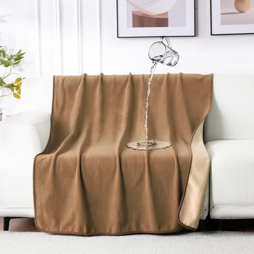 Vista 10 de QiyI Manta Impermeable para Cama Sofá Sillón, Pequeña Lavable Reversible y Reutilizable Manta Decorativa para Mascotas Perro Gato, Cubierta de Sofá
