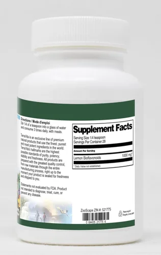 Vista 2 de Terravita Polvo de bioflavonoides de limón (1 oz, ZIN: 521775)