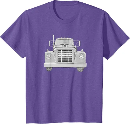 Vista 37 de Camiseta clásica de camión pesado International Harvester IH Loadstar, Negro, S
