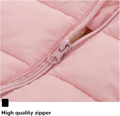 Vista 4 de Fumdonnie Chaqueta de forro polar para niñas recién nacidas, abrigo de invierno para niños pequeños
