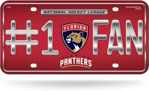 Vista 19 de NHL #1 - Placa de matrícula metálica para ventilador