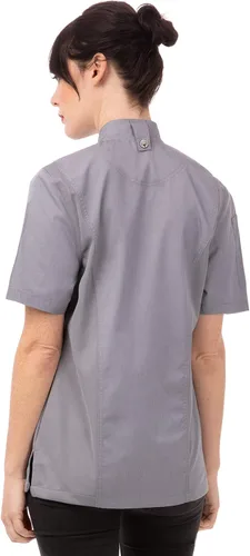 Vista 2 de Chef Works Abrigo de chef Springfield para mujer