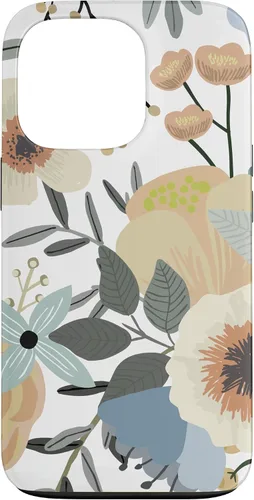 Vista 10 de iPhone 16 Boho Wildflower Garden Earth Tone Botanical Floral Pattern Case