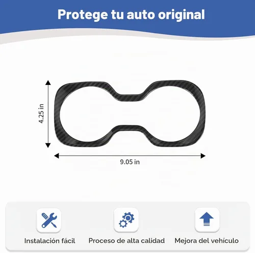 Vista 7 de RT-TCZ para RAM Cubierta de Soporte de Tazas de Consola Central Marco de Cubierta para Dodge RAM 2012-2017 Negro Fibra de Carbono ABS Accesorios