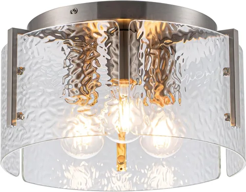 Vista 13 de MAYNA Moderna lámpara de techo dorada, luminarias de pasillo de 1 luz para montaje en techo, regulable, accesorios de iluminación para vestíbulo