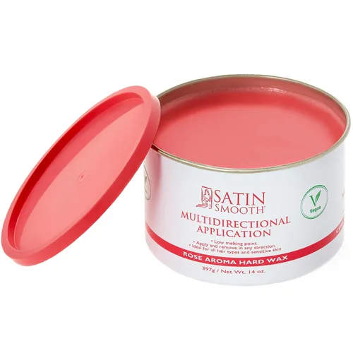 Vista 15 de Cera de depilación para cabello Satin Smooth Aloe Vera 14oz.