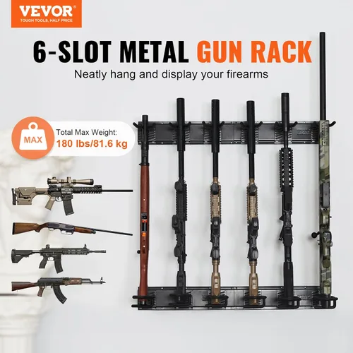 Vista 2 de VEVOR Gun Rack Wall Mount