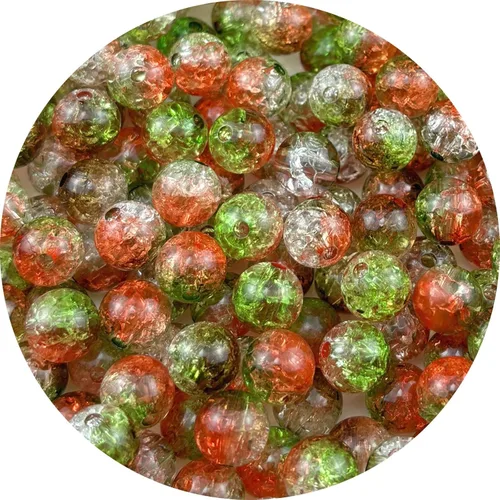 Vista 15 de Jmassyang 100 cuentas acrílicas de 0.472 in de cristal redondas de plástico espaciador para decoración de bricolaje, collares, pulseras, aretes