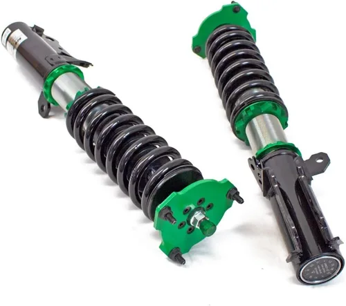 Vista 5 de Rev9 R9-HS2-169_2 Hyper-Street II Kit de bajada de suspensión de coilover, amortiguador monotubo con ajuste de rebote de 32 clics, longitud completa