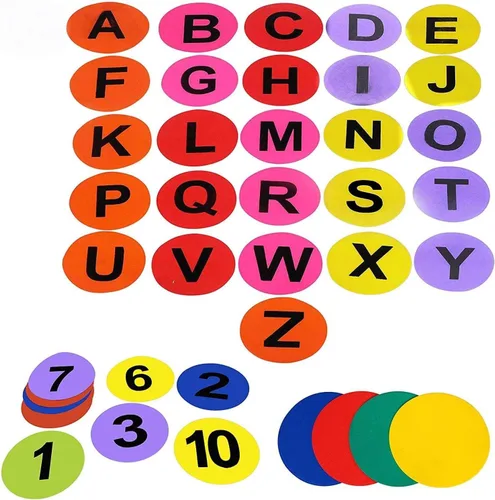 Vista 16 de GSi Non-Slip Floor Spot Markers for Sports, Therapy & Classroom