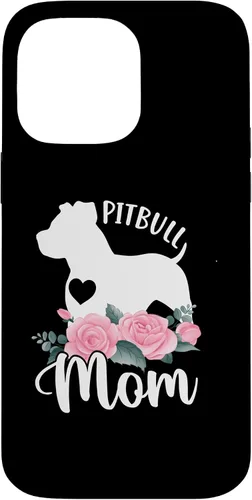Vista 21 de Pitbull Mom Pitbulls Dog Cooler Saying Case for iPhone 17