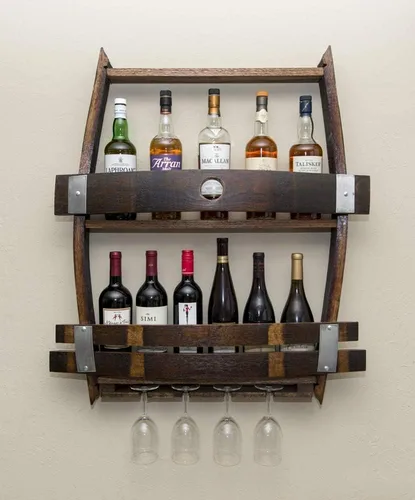 Vista 6 de Estante del whisky, estante del bourbon, estante del vino