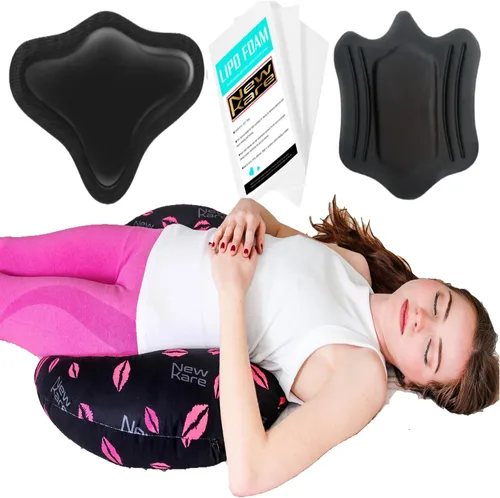 Vista 5 de BBL - Cojín de asiento después de la cirugía, almohada BBL, soporte de almohada de cadera, almohadillas de espuma Lipo, tablero abdominal, triángulo