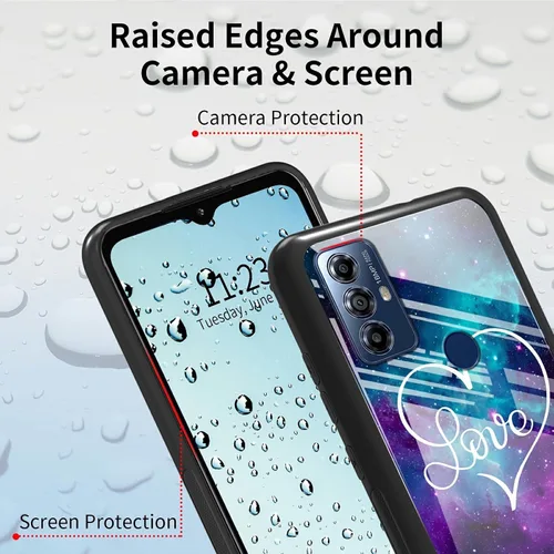 Vista 46 de Funda para Motorola Moto G Stylus 5G 2021 de vidrio templado, funda negra con diseño de mujer negra africana para mujeres y hombres, antiarañazos, a