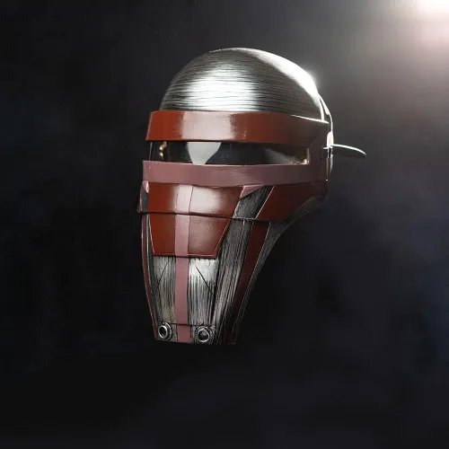 Vista 4 de Máscara Darth Revan para cosplay de resina de lujo para Halloween y adultos