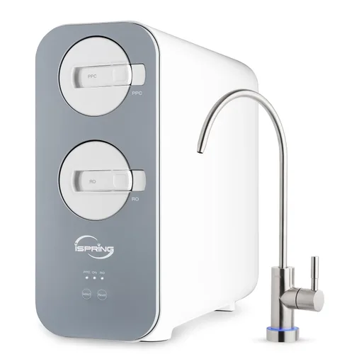 Vista 15 de iSpring RO600BN Sistema de ósmosis inversa sin tanque debajo del fregadero, sistema de ósmosis inversa de flujo rápido de 600 GPD, sistema de filtro