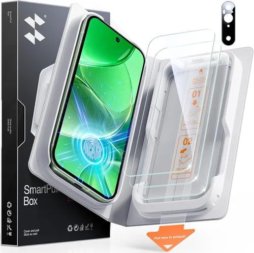 Vista 13 de SMARTDEVIL Protector de pantalla para Google Pixel 9 Pro XL (paquete de 3) + protector de lente de cámara, vidrio templado HD, apto para desbloqueo