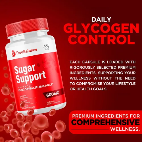 Vista 2 de Truebalance - Cápsulas True Balance - Píldoras de apoyo de glucógeno de máxima fuerza - True Balance Advanced Formula Glico Vitamin Capsule Maximum
