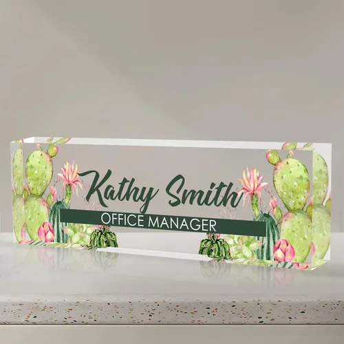 Vista 39 de Placa de nombre personalizada para escritorio, placa de nombre de escritorio personalizada, placa de nombre acrílica, accesorios de escritorio