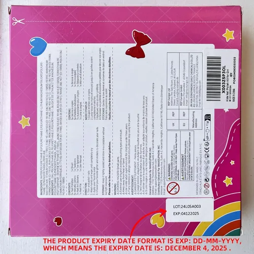 Vista 5 de Kit de esmalte de uñas para niñas de 7, 8, 9, 10, 11, 12 años, cosméticos, para fiestas de niñas de 7, 8, 9, 10, 11 y 12 años, manicura de gel BUNNY