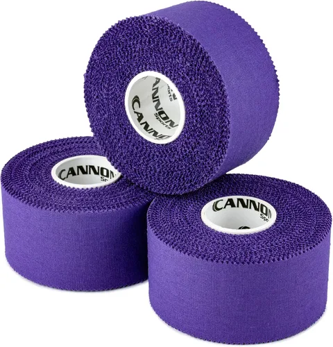 Vista 11 de Cannon Sports Cinta atlética de alta calidad, 1.5 pulgadas x 45 pies por rollo, fácil de rasgar, sin residuos pegajosos, muy fuerte, hipoalergénica