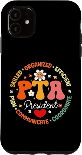 Vista 5 de iPhone 15 Parents Teacher Association Team Supporter PTA President Case