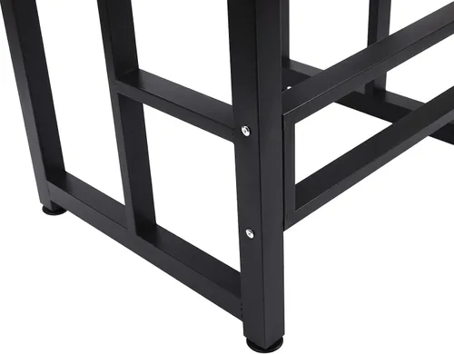 Vista 9 de Soporte apilable para lavadora y secadora con estantes ajustables, estante de almacenamiento para lavadora y secadora, ahorro de espacio, kit