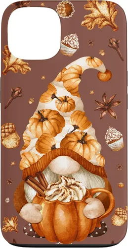 Vista 6 de iPhone 14 Autumn Gnomo Love Pumpkin Spice, Fall Yall y funda de Acción de Gracias