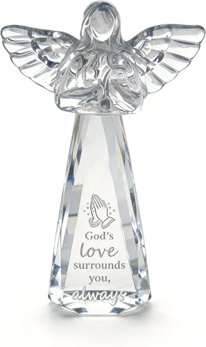 Vista 11 de Champagne Crystal Guardian Angel Christian Gifts for Women