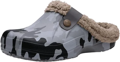 Vista 12 de Beslip - Zuecos clásicos forrados de piel, impermeables, para invierno, para mujeres y hombres, para interiores y exteriores